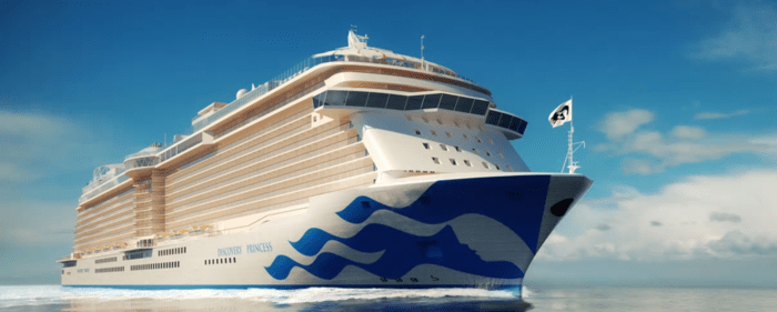 A photo of the Discovery Princess cruise ship
